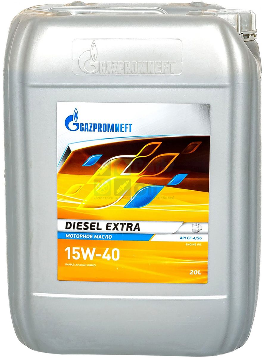 GAZPROMNEFT 253140370 Моторное масло Gazpromneft Diesel Extra 15W-40 минеральное 20 л 2389
