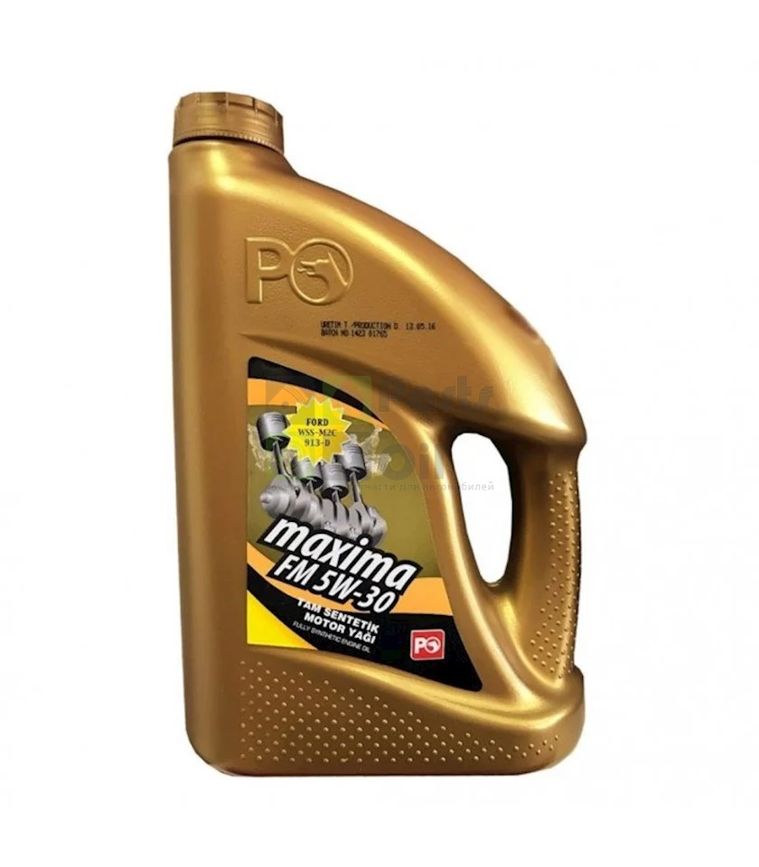 Моторное масло Petrol Ofisi MAXIMA CX 5W-30 синтетическое 5 л 11206-65YG
