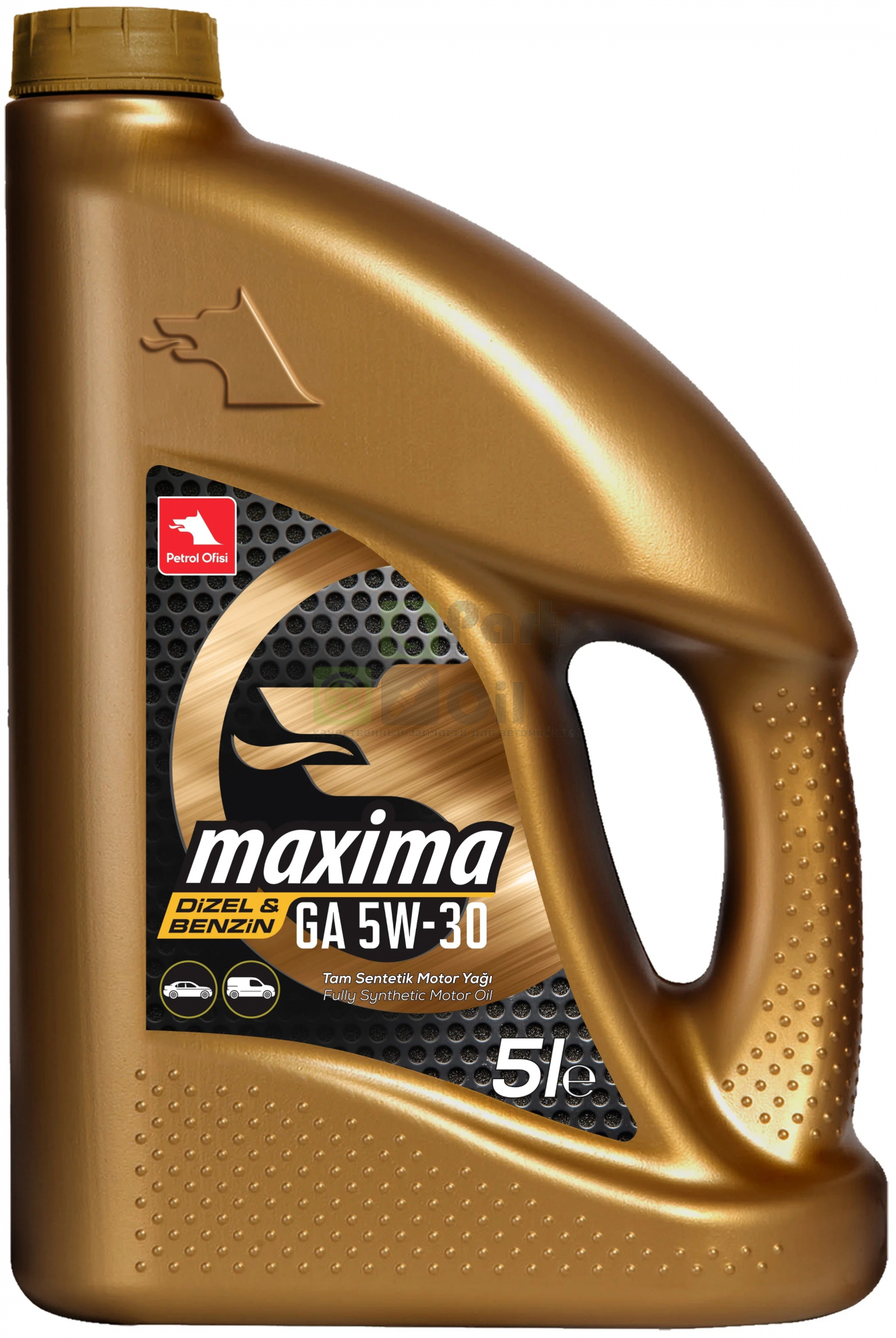 Моторное масло Petrol Ofisi MAXIMA GA 5W-30 синтетическое 5 л 11147-65YG
