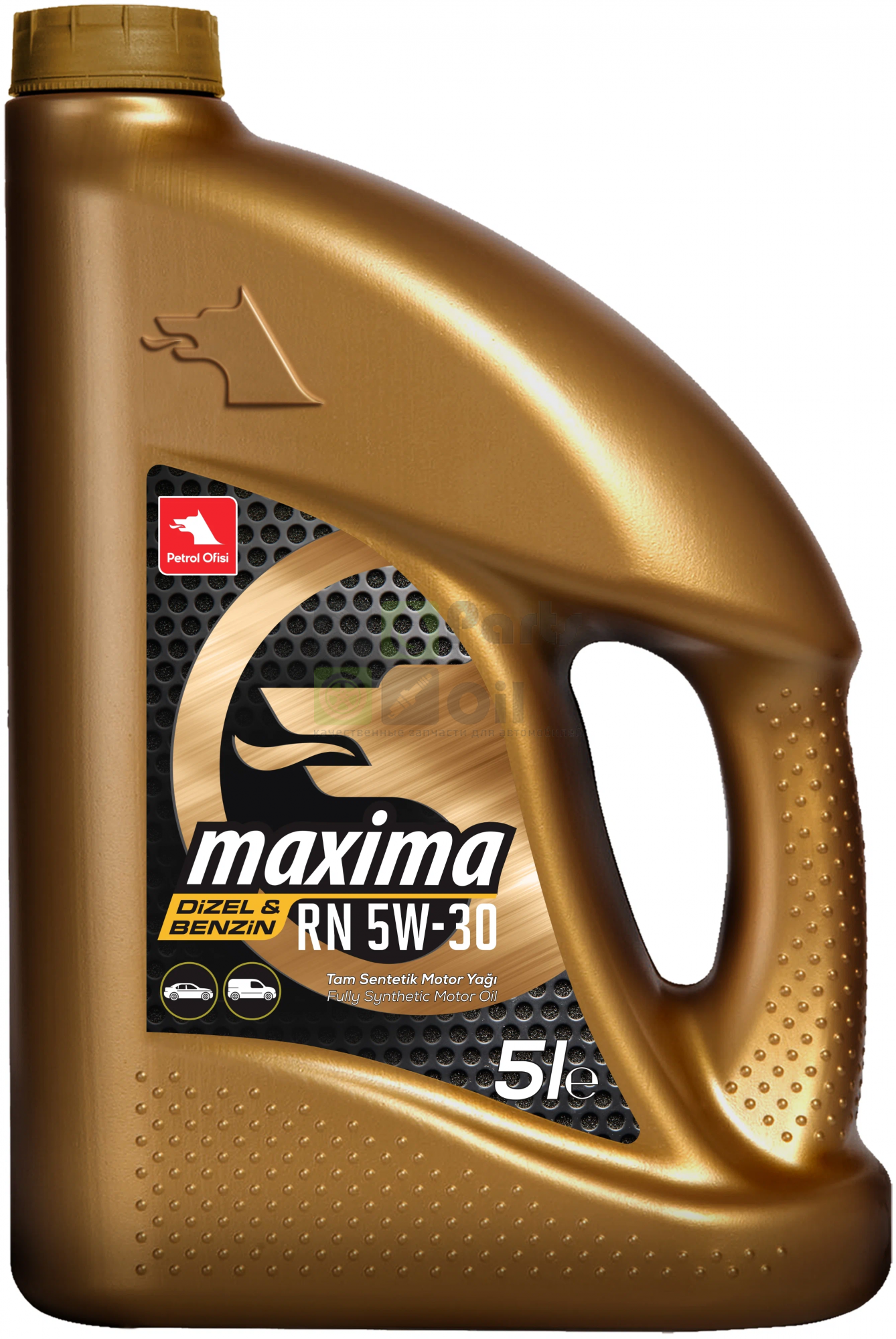 Моторное масло Petrol Ofisi MAXIMA RN 5W-30 синтетическое 5 л 11191-65YG