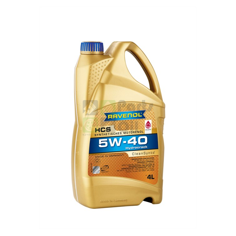 Моторное масло Ravenol HCS 5W-40 синтетическое 4 л 4014835723993