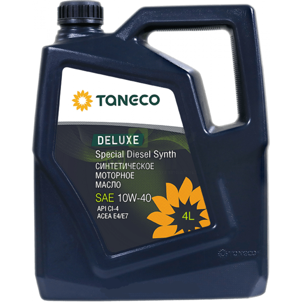 Масло TANECO DeLuxe Special Diesel Synt моторное 10W40 синтетика 4л
