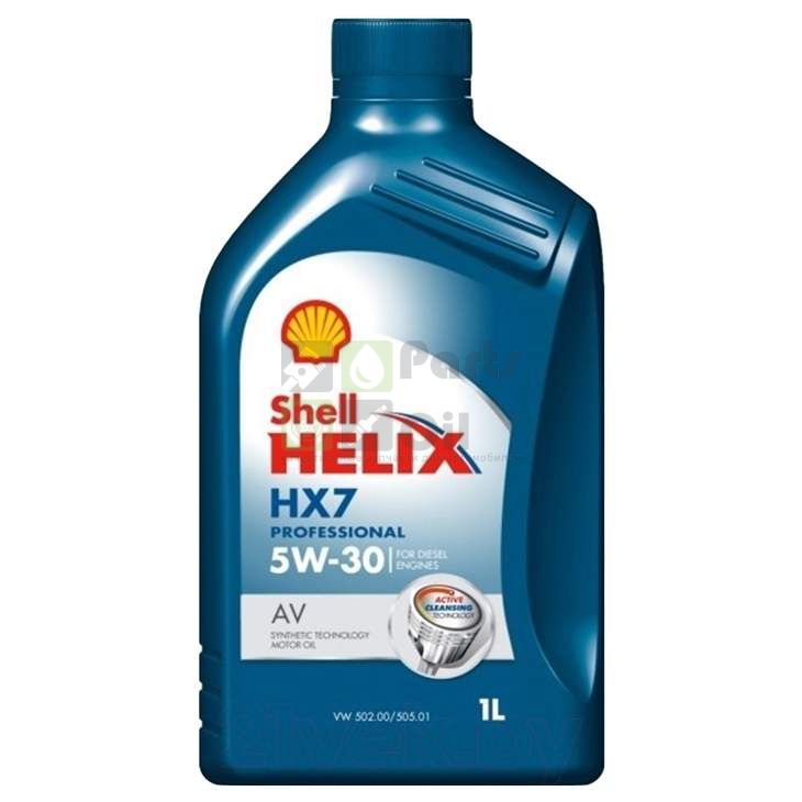 Моторное масло Синтетическое Helix Hx7 Professional Av 5w-30, 1л Shell арт.550046311