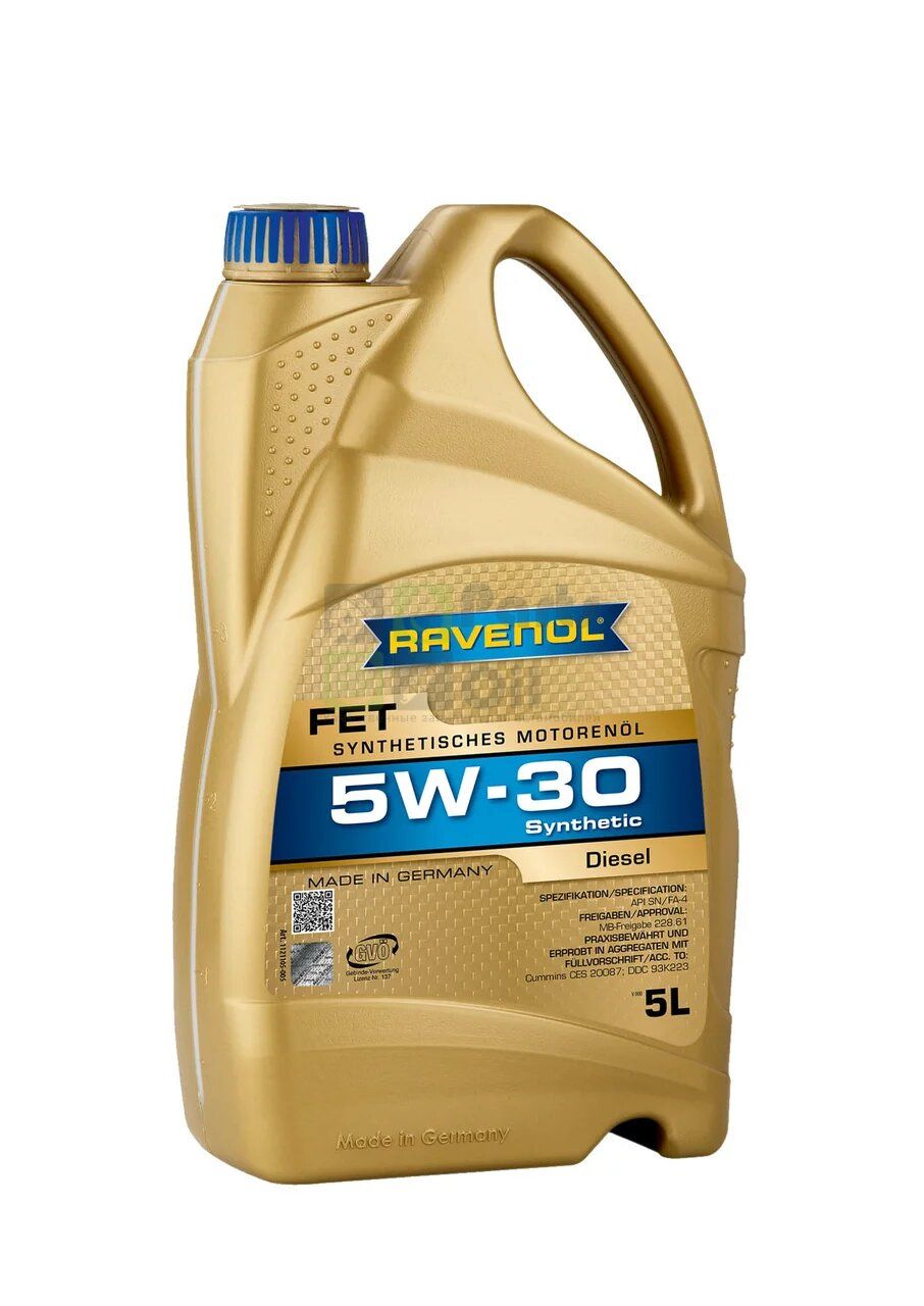 Моторное масло Ravenol FET 1121105-005-01-999 5W30 5 л