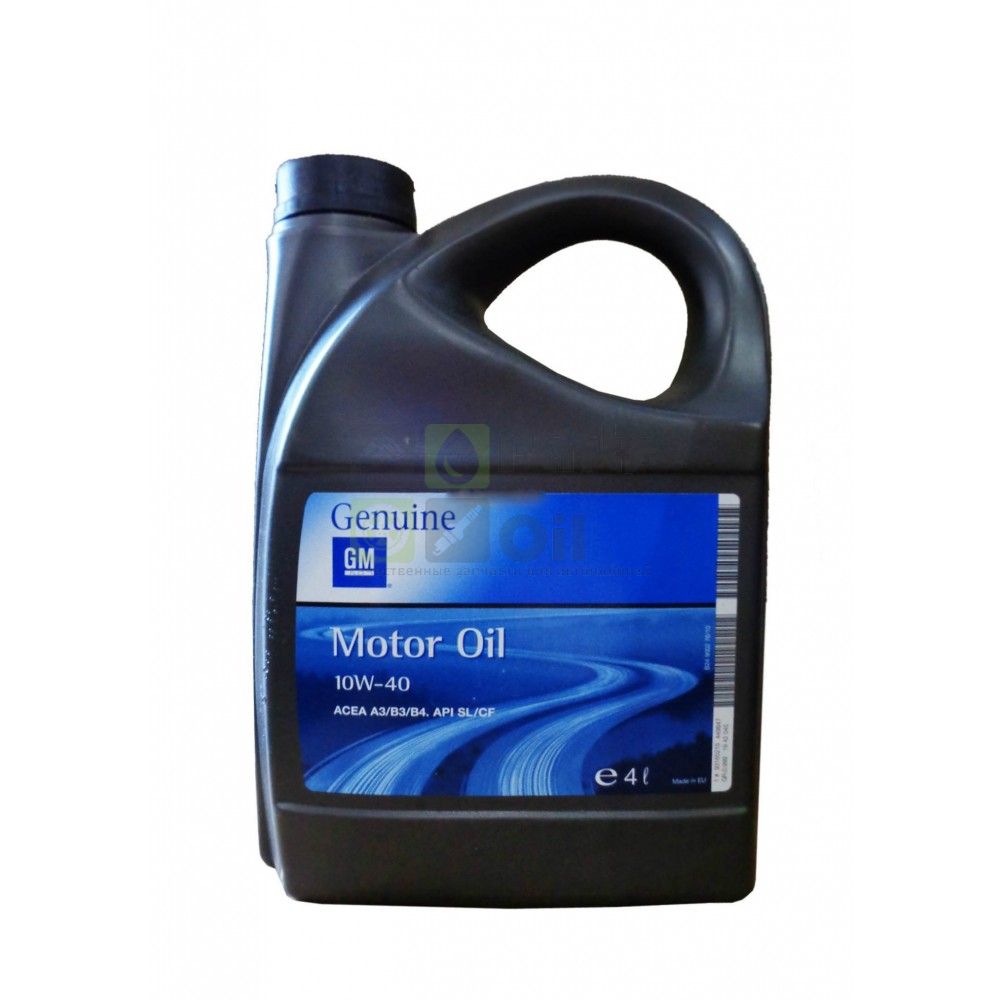 Моторное масло General Motors Semi Synthetic 10W40 4 л