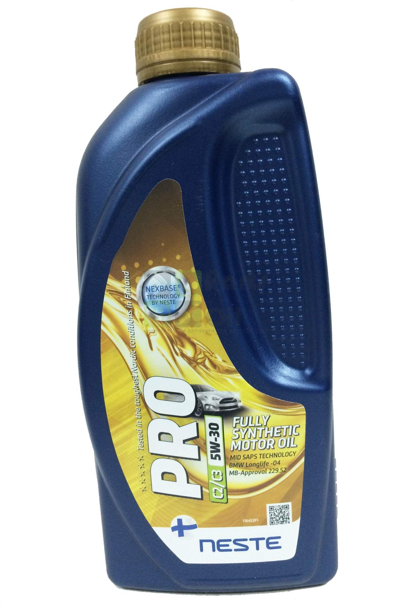 Моторное масло Neste Oil Pro C2C3 5W30 1 л