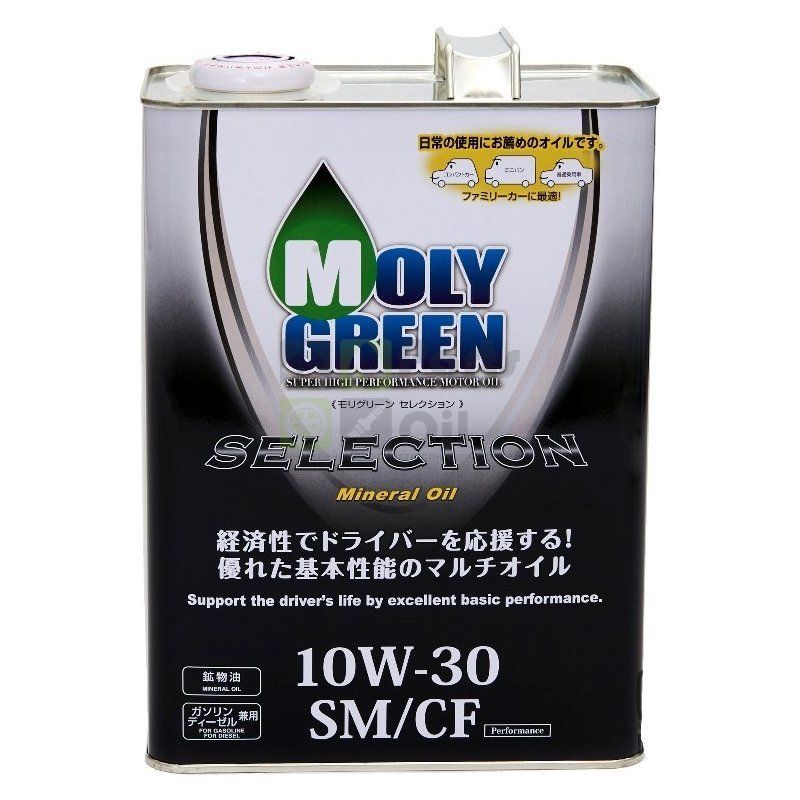 Моторное масло Molygreen Selection SMCF 10W30 4 л