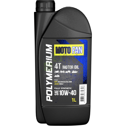 Моторное масло Polymerium Moto-Fan 4T 10W40 1 л