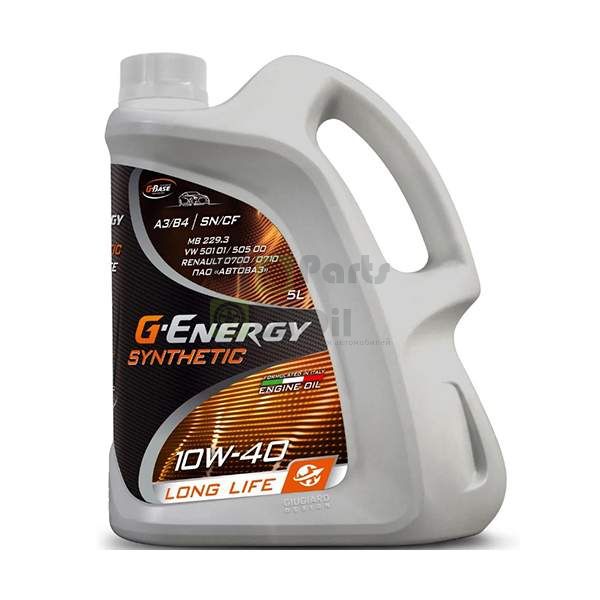 Моторное масло G-Energy Synthetic Long Life 10W-40, 5л