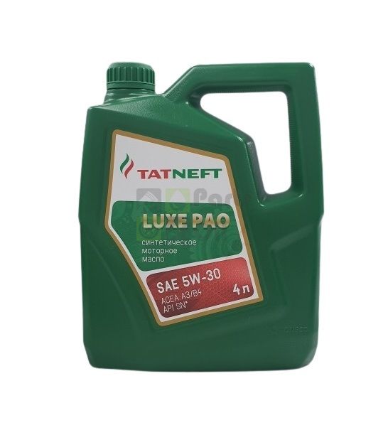 Моторное масло Tatneft Luxe Pao SN A3B4 5W30 4 л