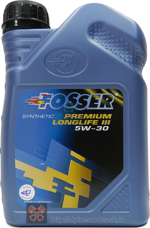 Моторное масло FOSSER син. Premium Longlife III 5W30 1л