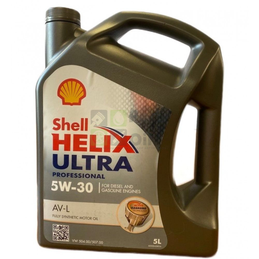 Shell Helix Ultra Professional AV-L 5W-30, моторное масло 5л