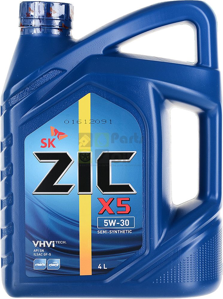 Моторное масло ZIC X5 5W-30 4л.