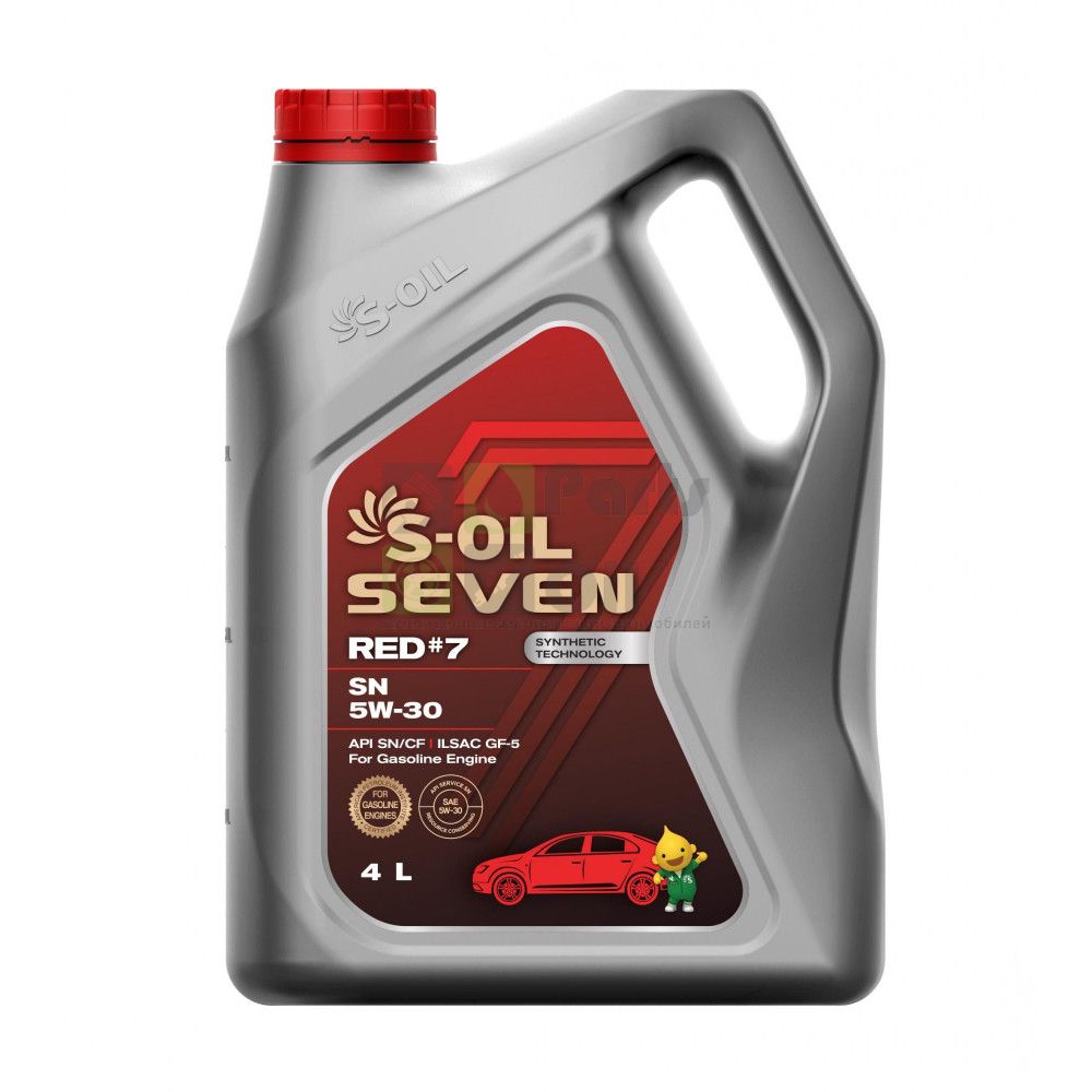 Моторное масло S-OIL SEVEN 7 RED 7 5W30 SN 4л