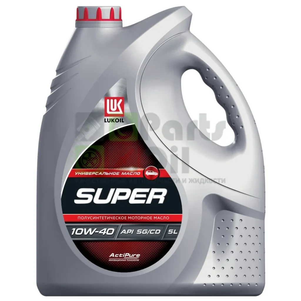 Моторное масло Лукойл Super 10W-40 полусинтетическое 5 литров