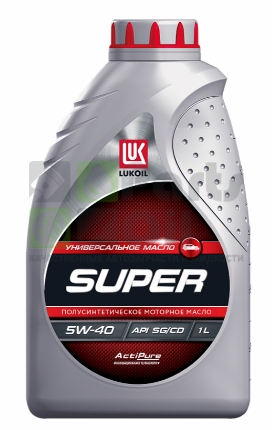 Масло моторное LUKOIL SUPER 5W-40, SGCD, 1л
