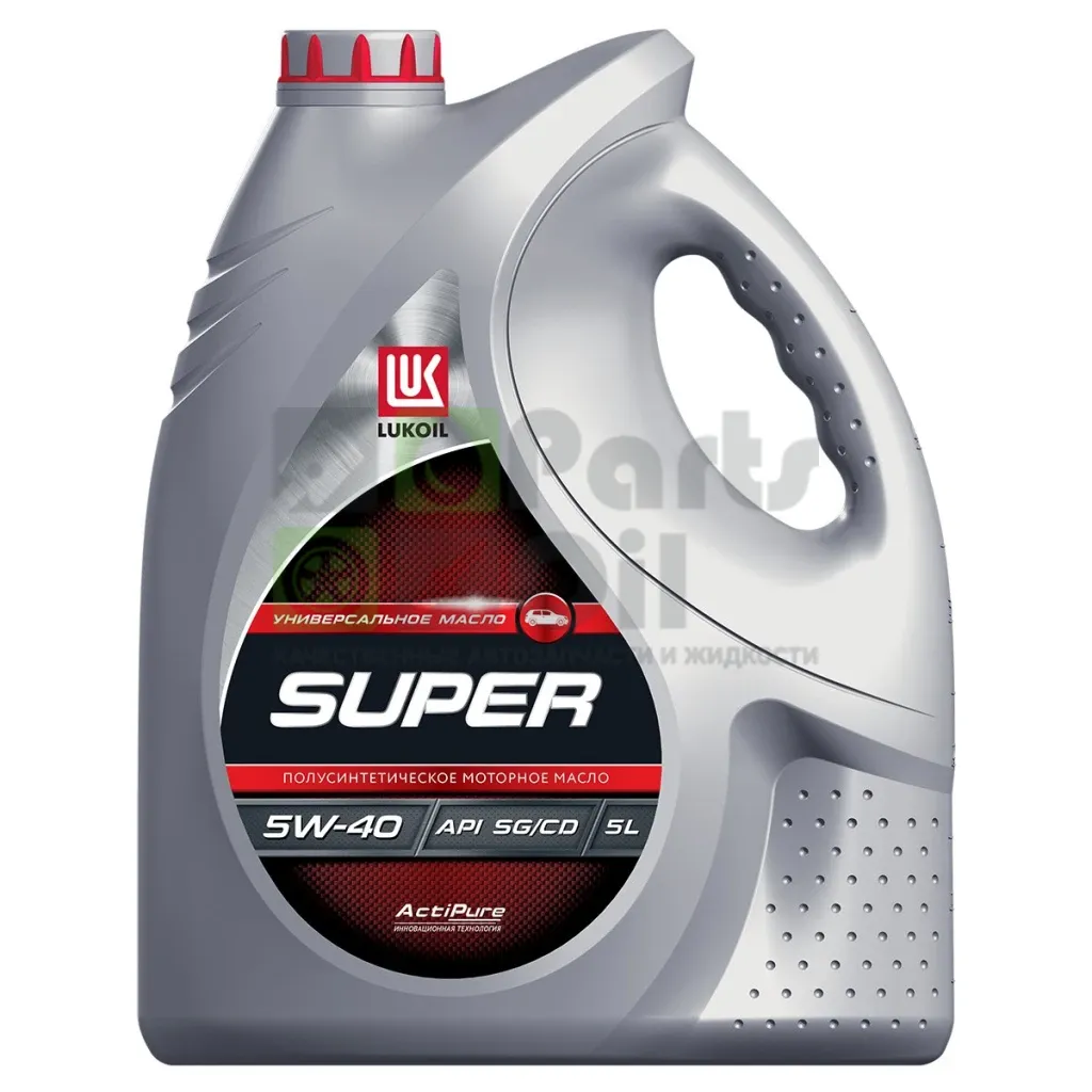 Моторное масло Лукойл Super SGCD 5W-40 полусинтетическое 5 л