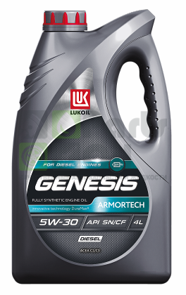 Масло моторное LUKOIL GENESIS ARMORTECH DIESEL 5W-30 масло моторное, 4л