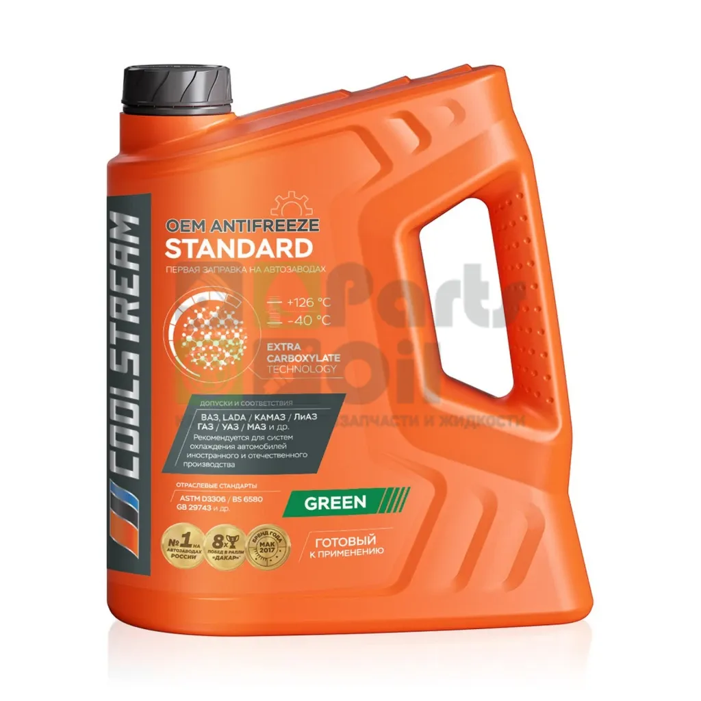 Антифриз CoolStream Standard green G11 зеленый -40&deg;С 5 кг