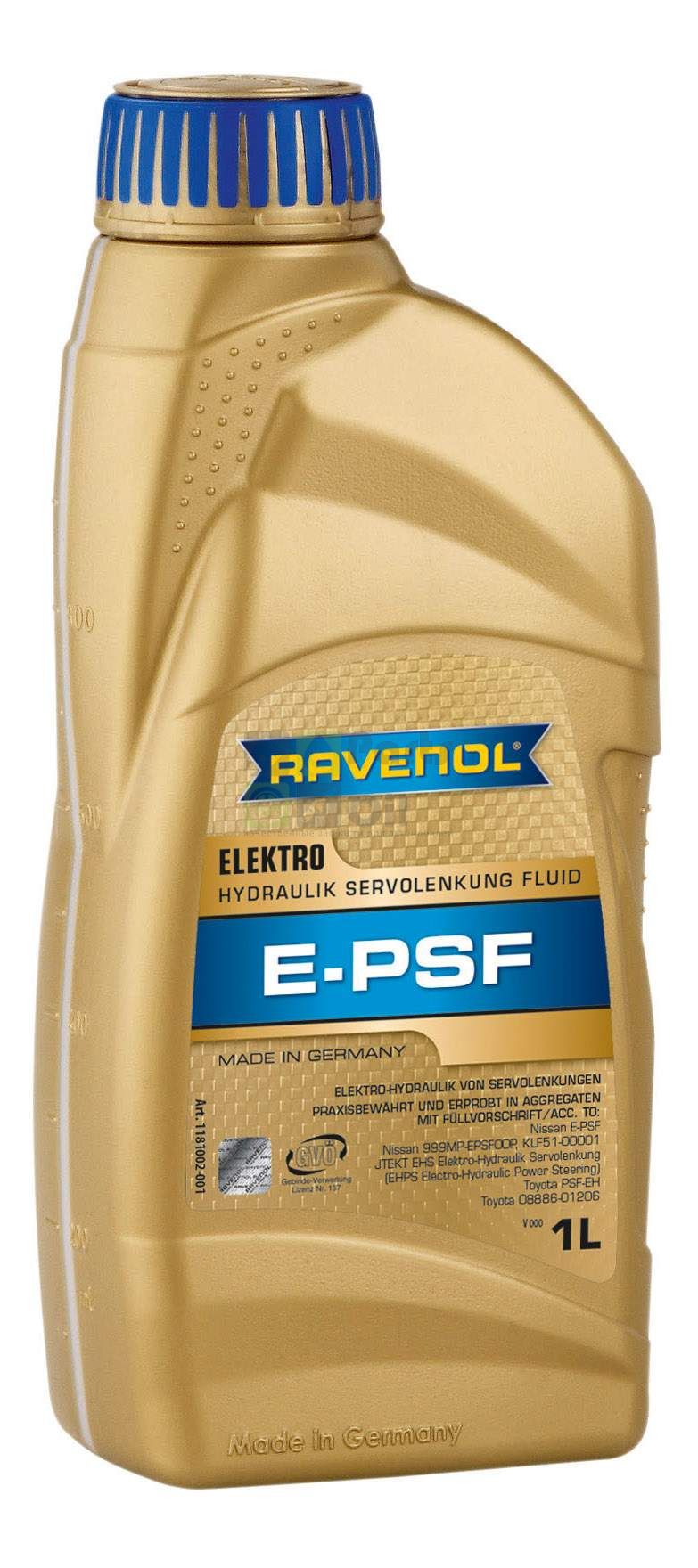 Трансмиссионное масло RAVENOL Elektro-Hydraulik E-PSF Fluid 1л 1181002-001-01-999