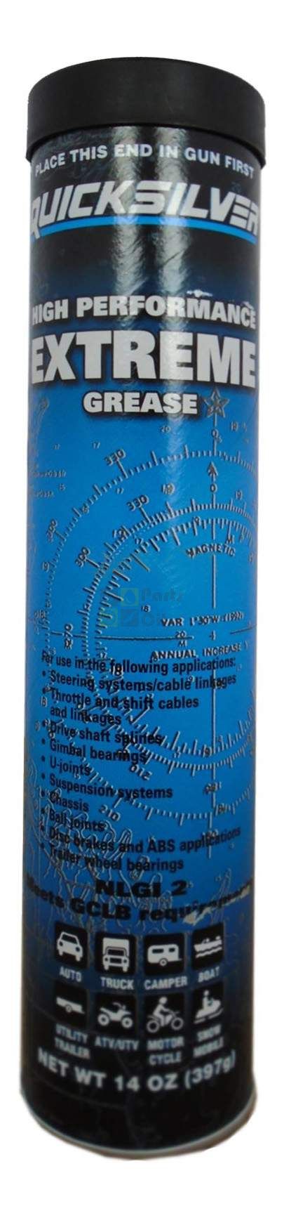 Смазка для шлицевых соединений Quicksilver 92-8M0071841 High Performance Extreme 397 л