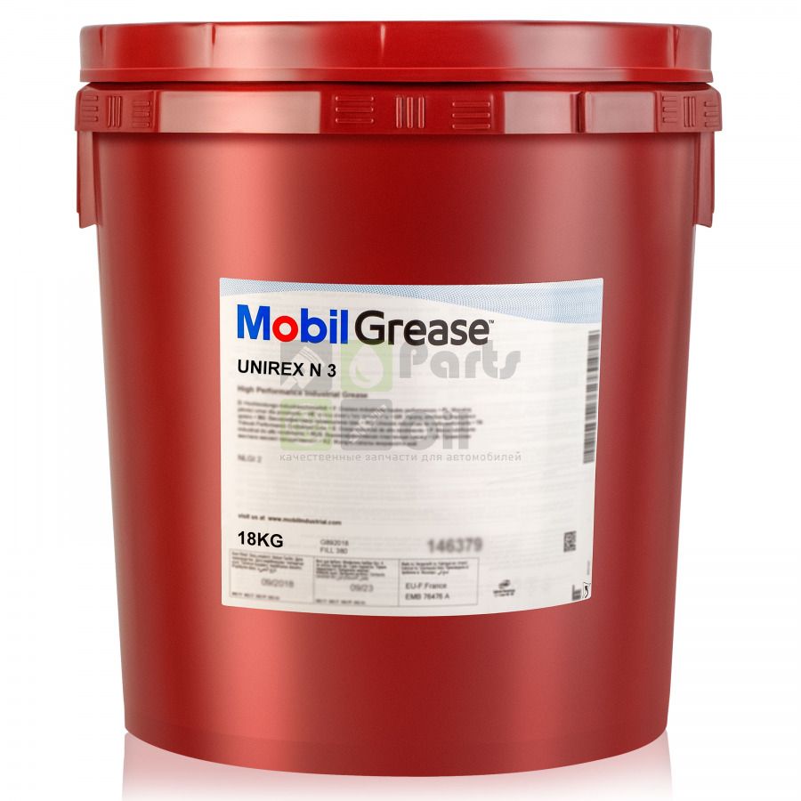 Пластичная смазка Mobil UNIREX N 3 (152929) 18кг