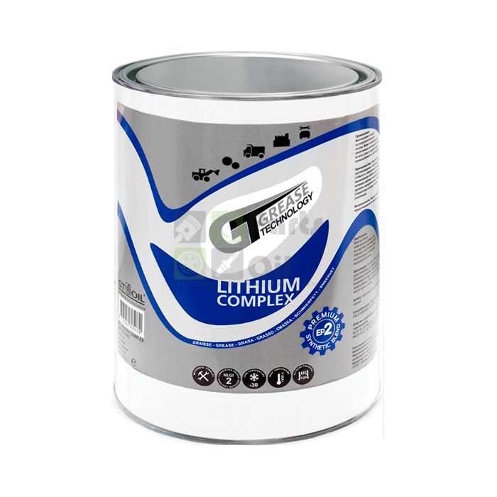 Смазка литиевая GT Oil Lithium Complex Grease HT EP2 4кг