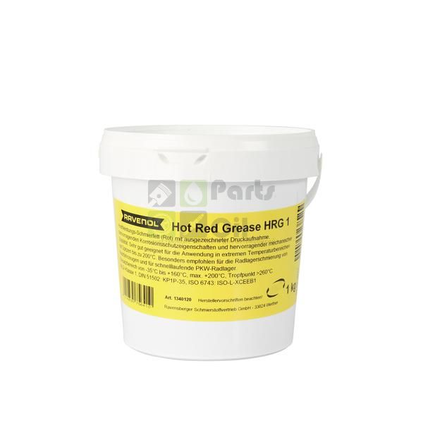 Смазка RAVENOL Hot Red Grease HRG 1 ( 1кг)