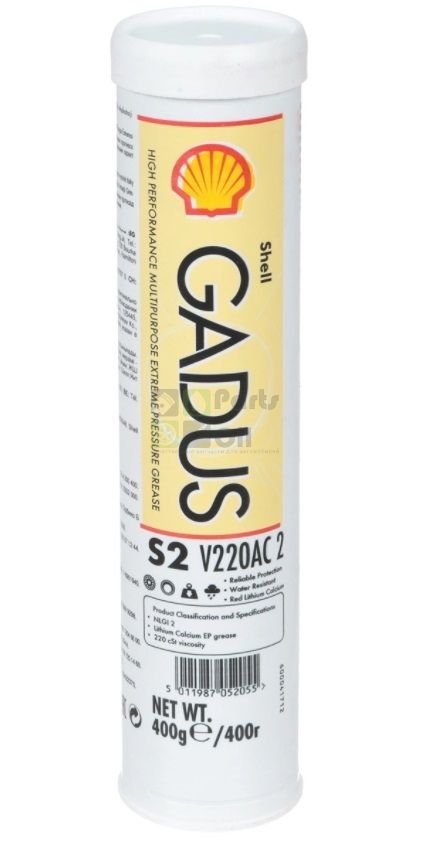 Смазка пластичная gadus s2 v 220 ac 2  0.4 кг 550050007