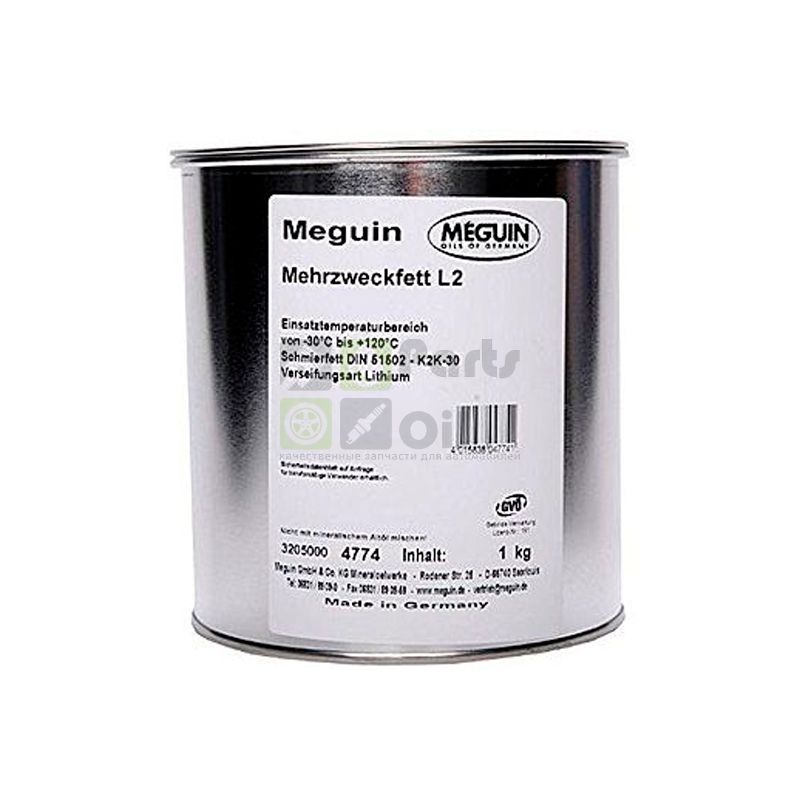 Смазка Meguin&nbsp;Mehrzweckfett L2 универсальная 1кг. 4774