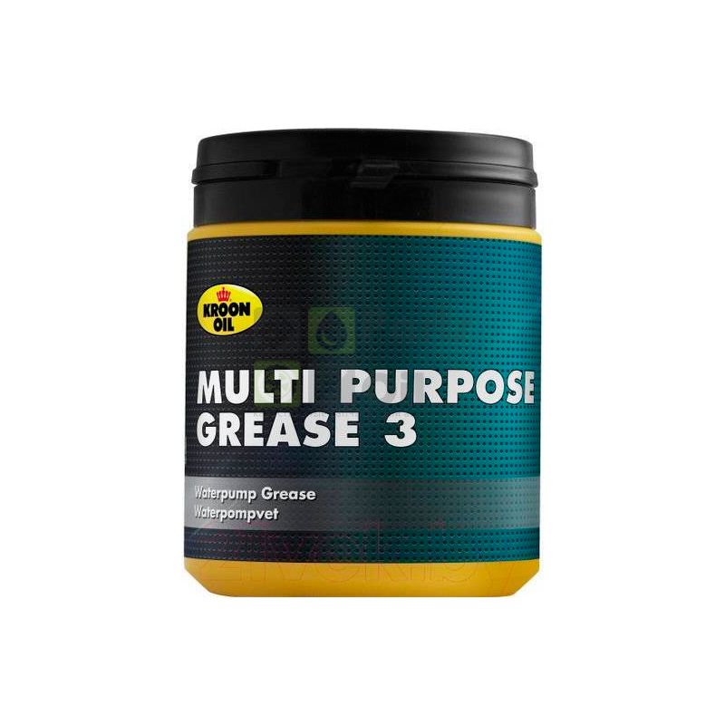 Высокотемпературная Литиевая Смазка Multi Purpose Grease 3 600gr KROON OIL 34070