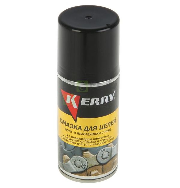 Смазка Kerry для цепей мото- и велотехники с PTFE, 210 мл, аэрозоль