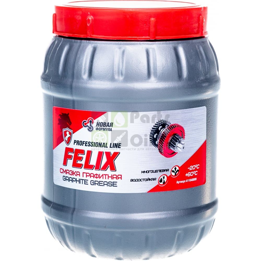 FELIX Смазка графитная 800 г банка 411040088