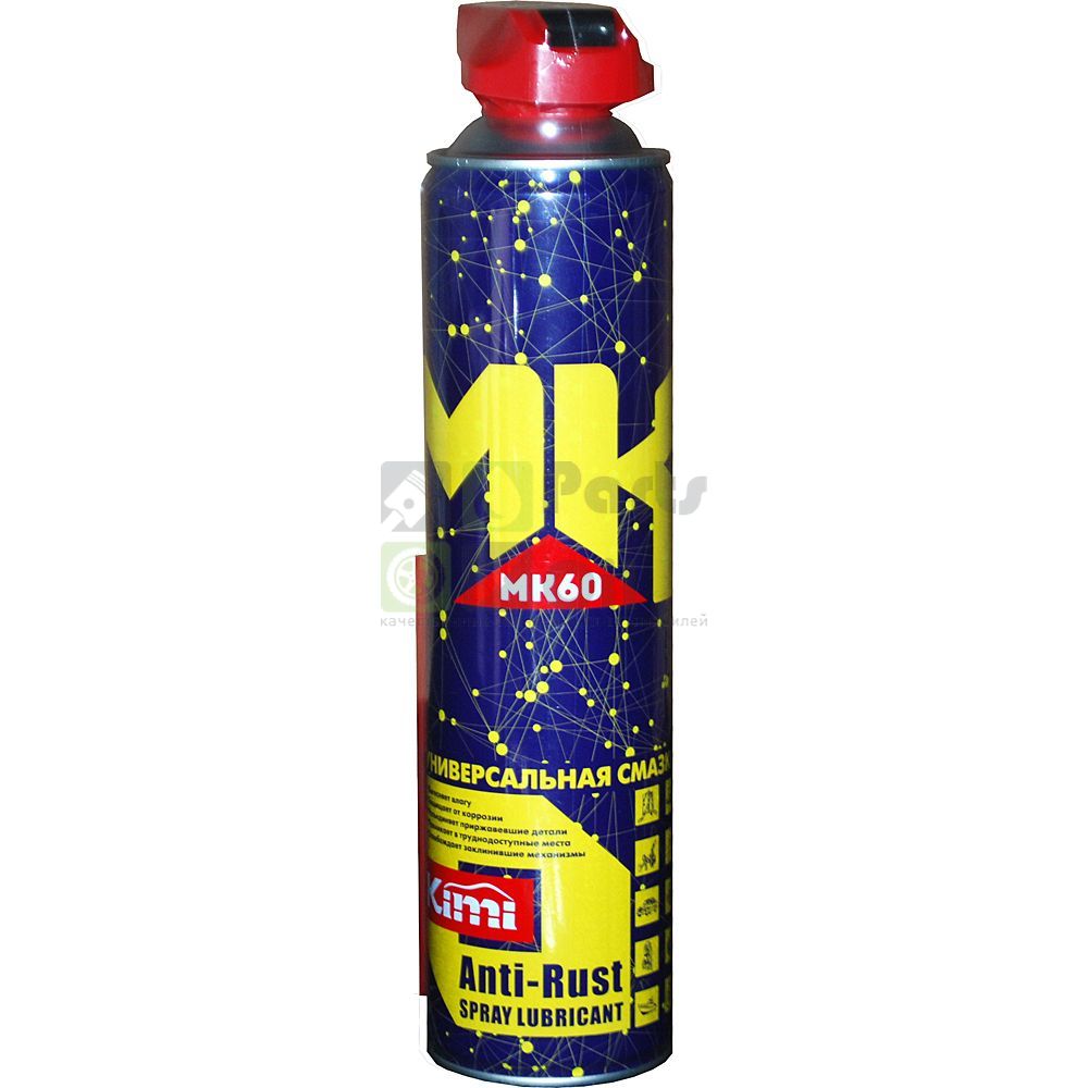 Многофункциональная проникающая смазка Kimi МК60-600n с насадкой аэрозольный баллон 600 мл