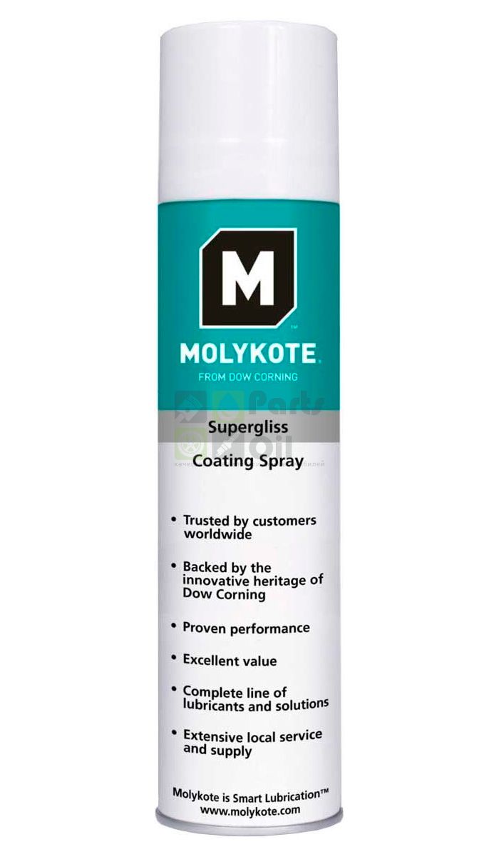 Смазочный материал Molykote 4045679 Supergliss Spray 400 мл