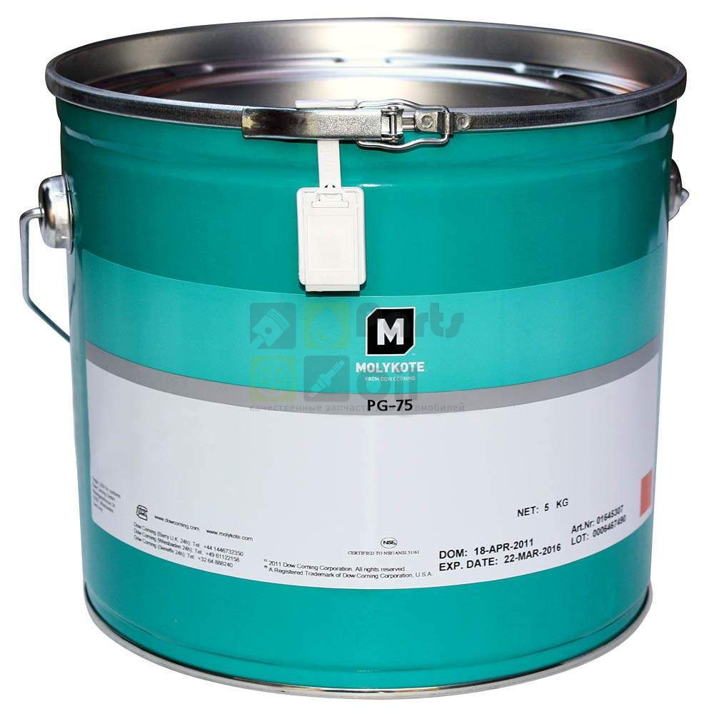 Пластичная смазка Molykote PG-75 (5 кг)