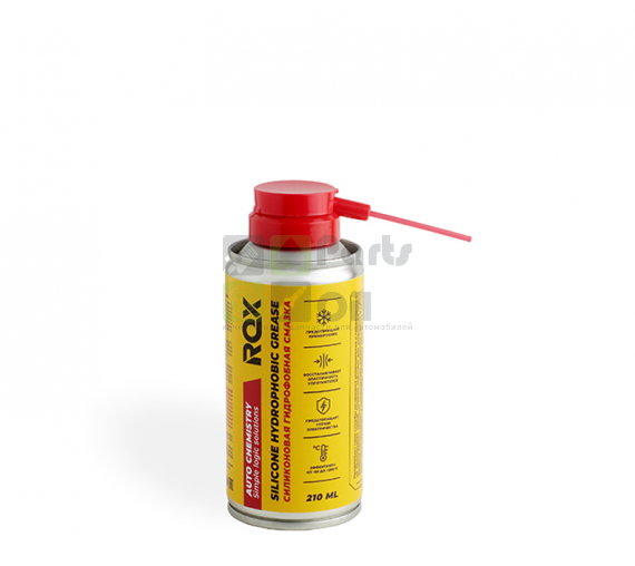 Силиконовая смазка спрей ROX SILICONE HYDROPHOBIC GREASEводоотталкивающая210 млR164