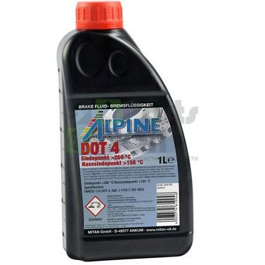 Жидкость тормозная ALPINE DOT-4 1 л 0101103