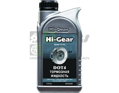 Жидкость тормозная HI-GEAR DOT-4 473 мл HG7044R