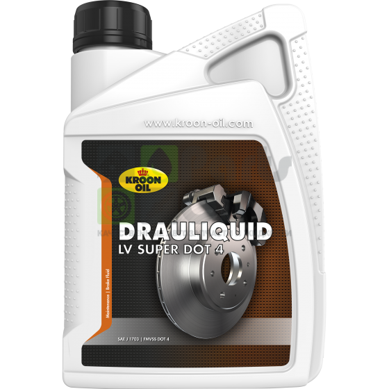 Жидкость тормозная KROONOIL DRAULIQUID-LV SUPER DOT-4 1 л 33820
