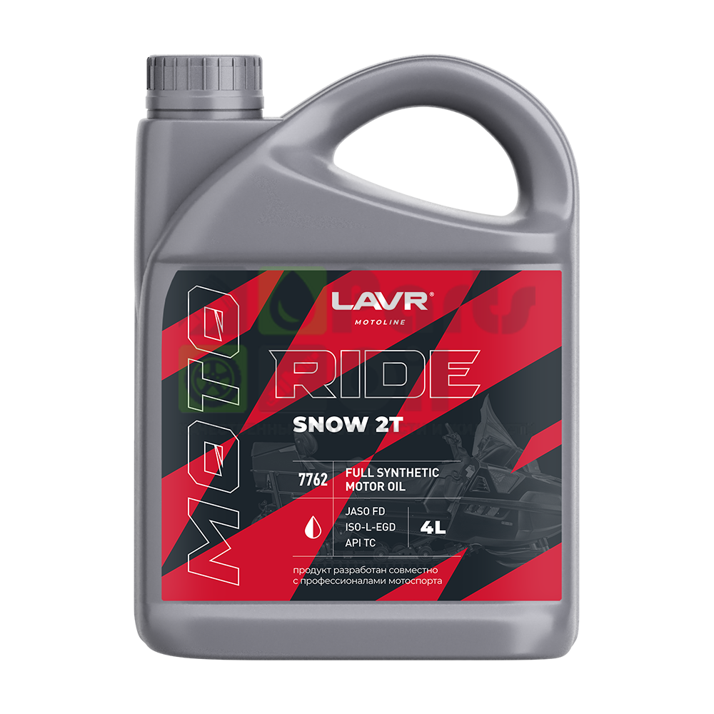 Моторное масло для мотоциклов LAVR MOTO RIDE SNOW 2Т FD, 4 л  Ln7762