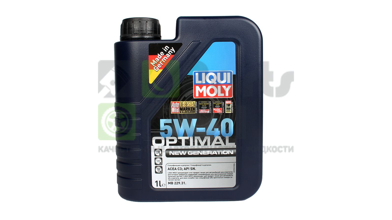 Моторное масло Liqui Moly Optimal New 5W-40 синтетическое 1 л