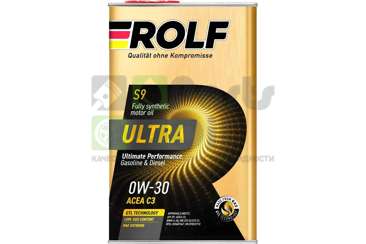 Моторное масло Rolf Ultra C3 0W-30 синтетическое 1 л